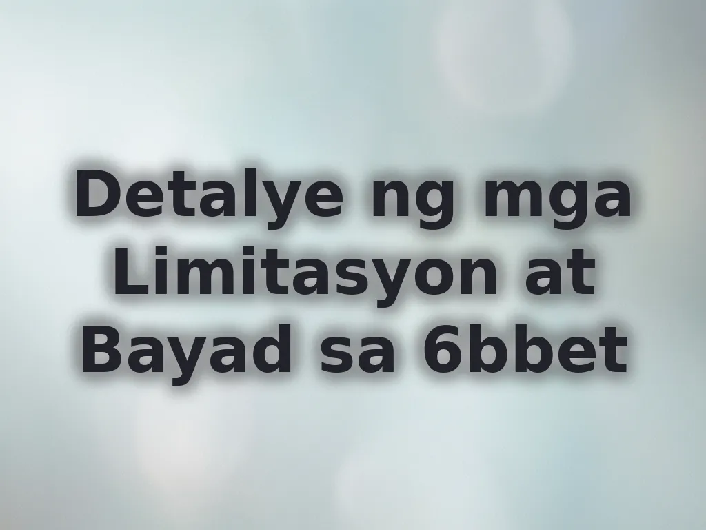 Transaction Limits
